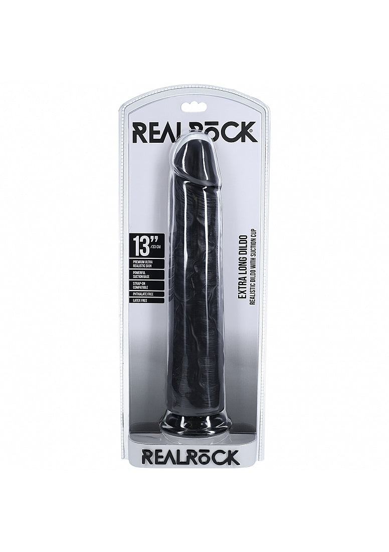 Realrock Extra Large No Balls Realistic Cock 33cm - - Realistic Dildos