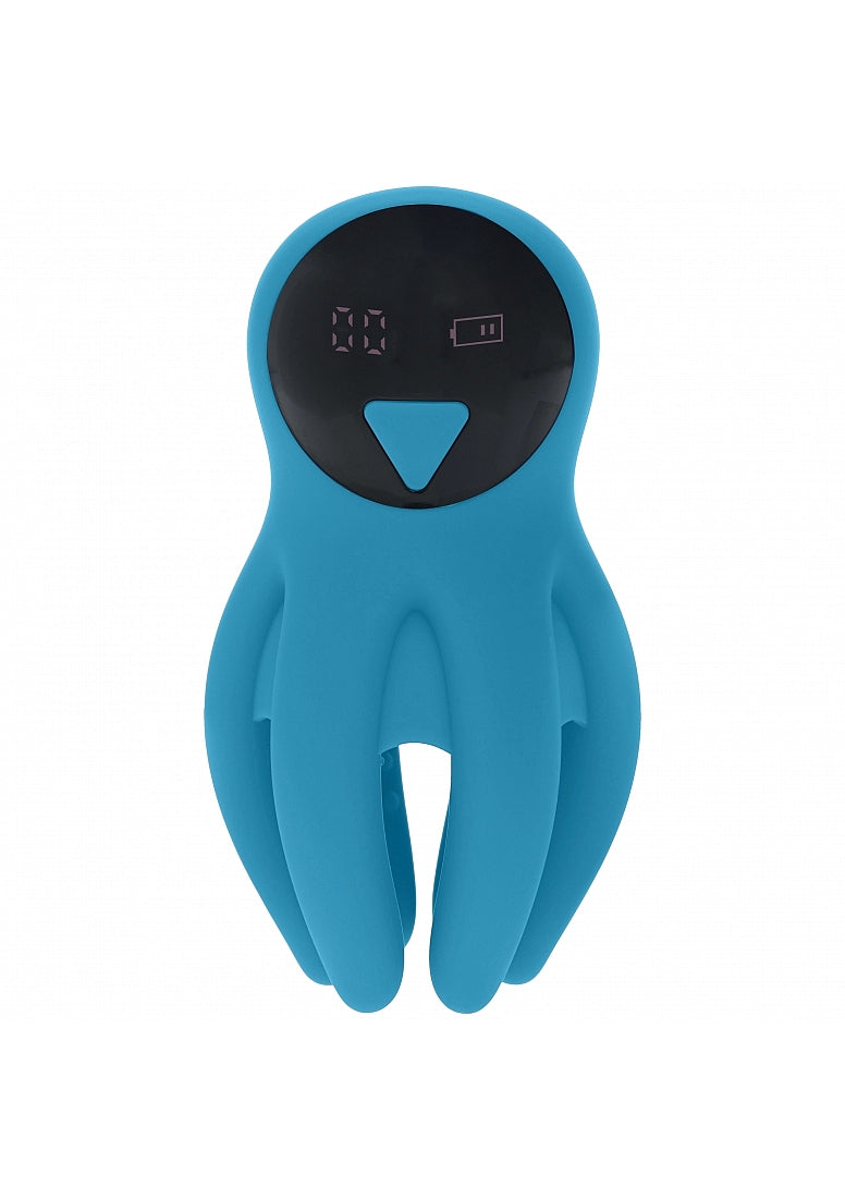 Shots LEVELZ Digital Vibrating Silicone Penis Head Stimulator - - Masturbators and Strokers
