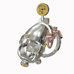 Steampunk Male Chastity Device Cock Cage - - Male Chastity