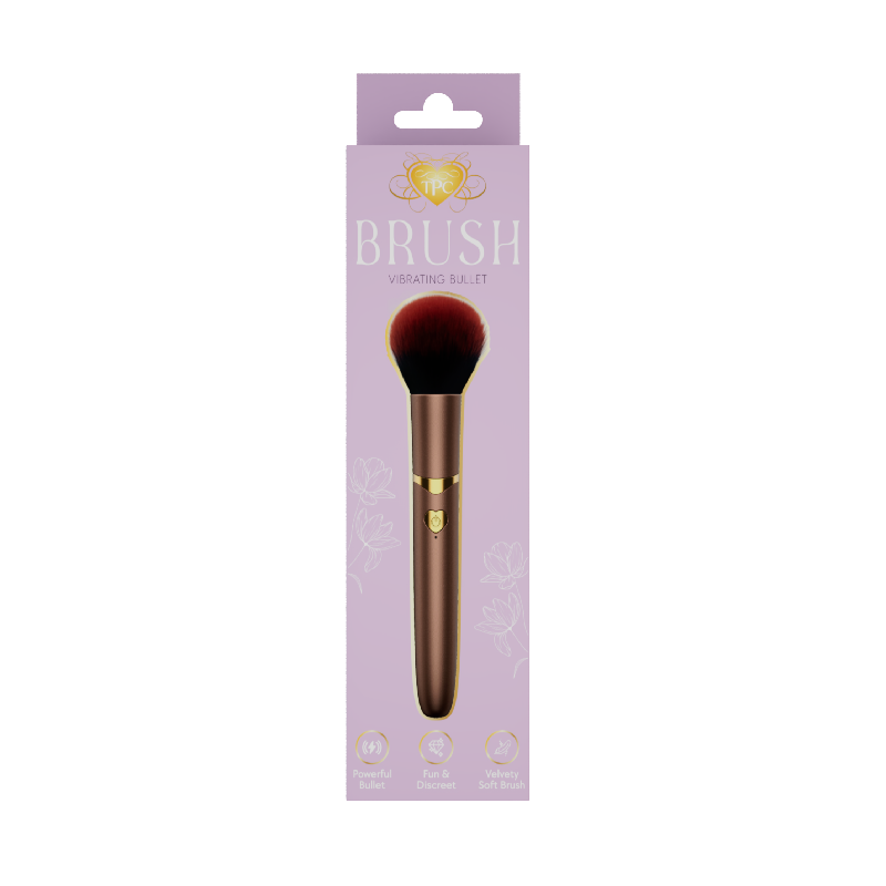 Full Circle Brush Vibrating Bullet Massager - - Bullet Vibrators