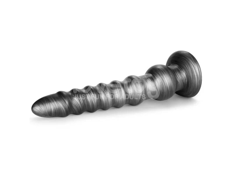 Lovetoy King Sized Vibrax Slider Vibrating Dildo Grey with 10 Functions - - Vibrating Dildos