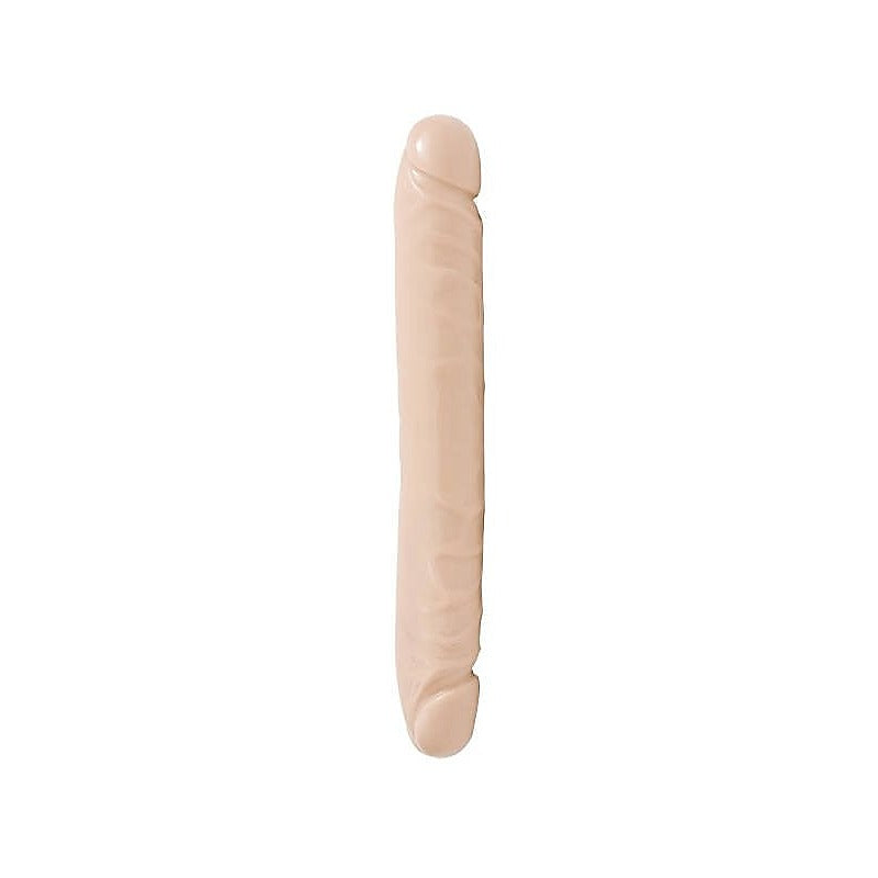12 Inch Jr. Double Header Realistic Dong by Doc Johnson - Double Ender