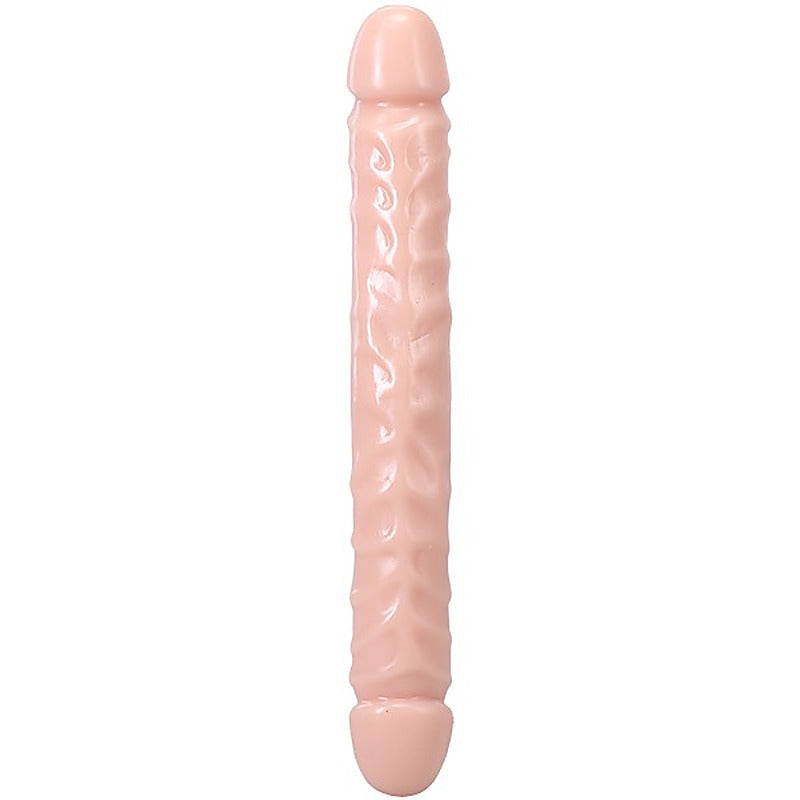 12 Inch Jr. Double Header Realistic Dong by Doc Johnson - Double Ender