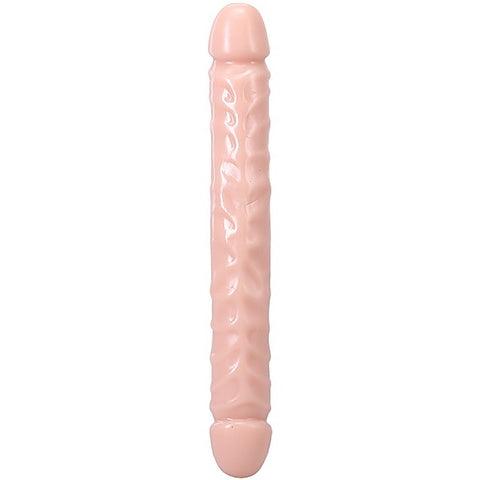 12 Inch Jr. Double Header Realistic Dong by Doc Johnson - Double Ender