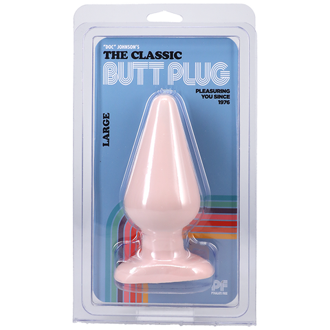 Doc Johnson Classic Butt Plug Smooth Large Premium Anal Training - Butt Plugs