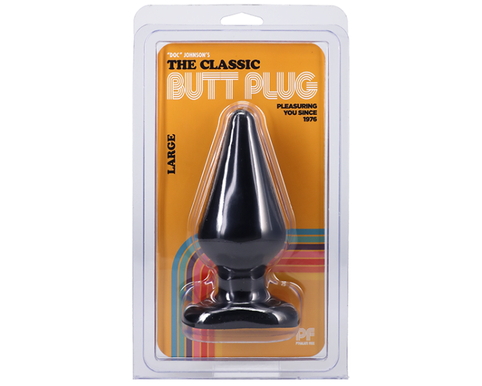 Doc Johnson Classic Butt Plug Smooth Large - - Butt Plugs