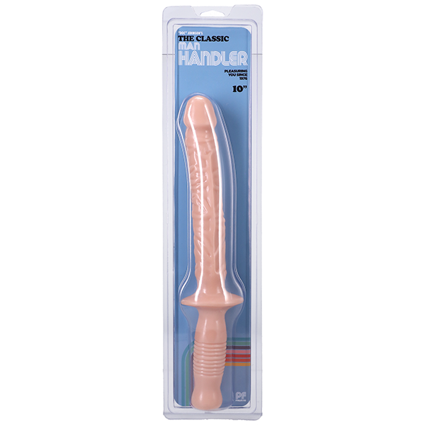 Doc Johnson The Classic Manhandler 10 Inch Dildo Plus Handle - Realistic Dildos
