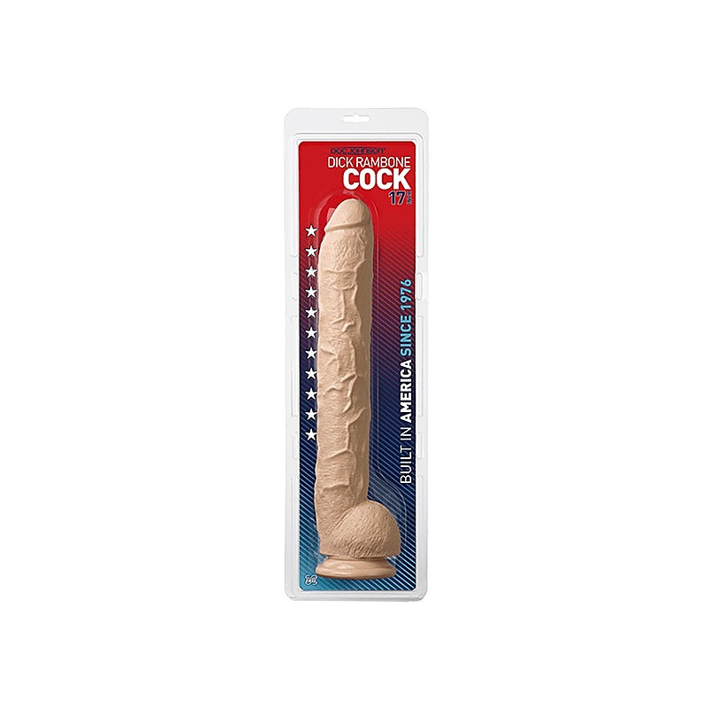 Dick Rambone 17 Inch Realistic Cock by Doc Johnson - Realistic Dildos
