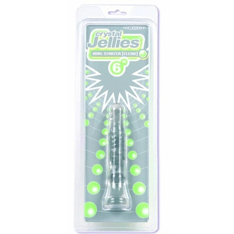 6 Inch Crystal Jellies Anal Starter Plug by Doc Johnson - Butt Plugs