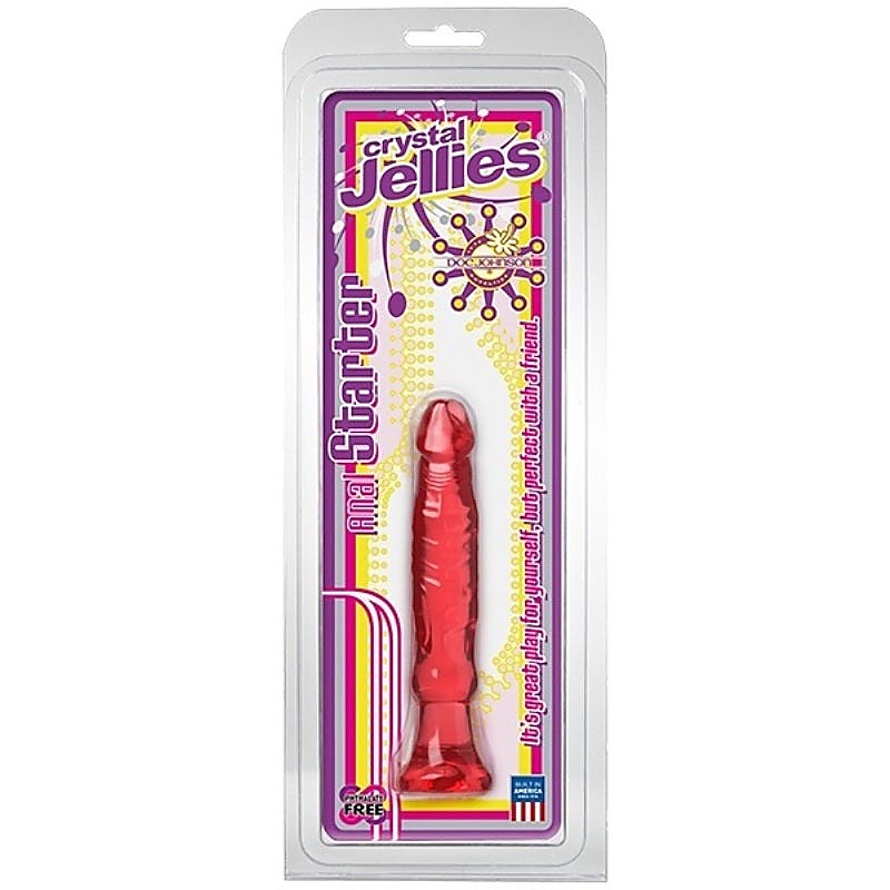 6 Inch Crystal Jellies Anal Starter Plug by Doc Johnson - Butt Plugs