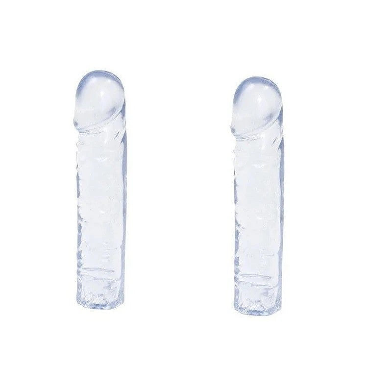 8 Inch Crystal Jellies Classic Realistic Dong by Doc Johnson - Realistic Dildos
