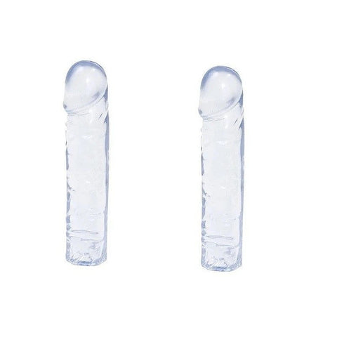 8 Inch Crystal Jellies Classic Realistic Dong by Doc Johnson - Realistic Dildos