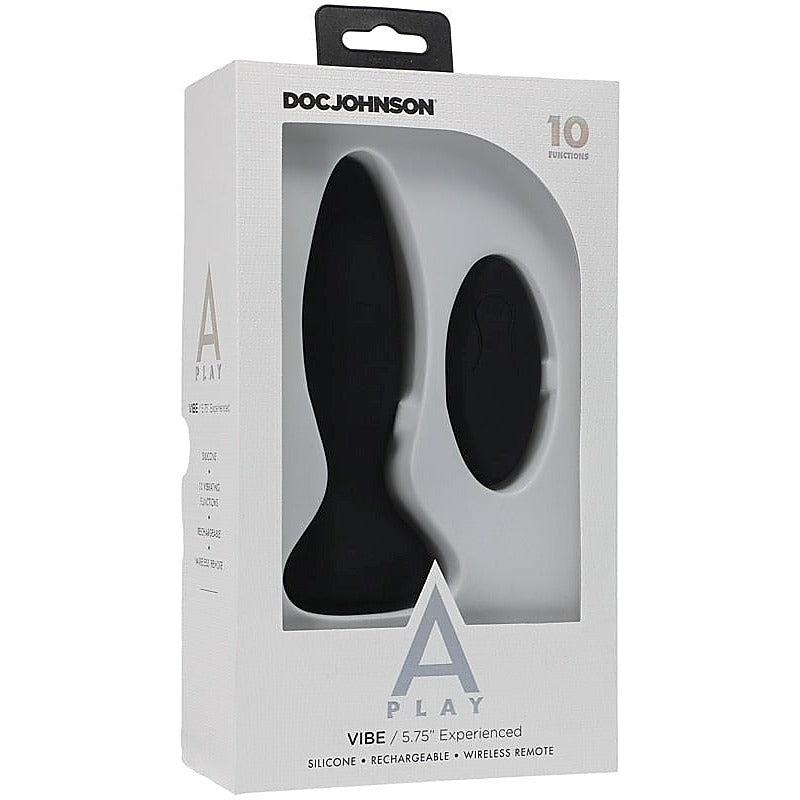 A-Play Experienced Remote Control Anal Plug by Doc Johnson - Butt Plugs