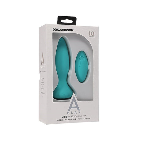 A-Play Experienced Remote Control Anal Plug by Doc Johnson - Butt Plugs