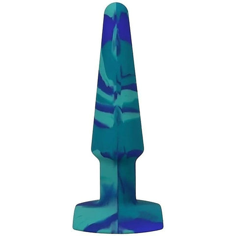 A-Play Groovy Silicone Anal Play Plug Ocean by Doc Johnson - Butt Plugs