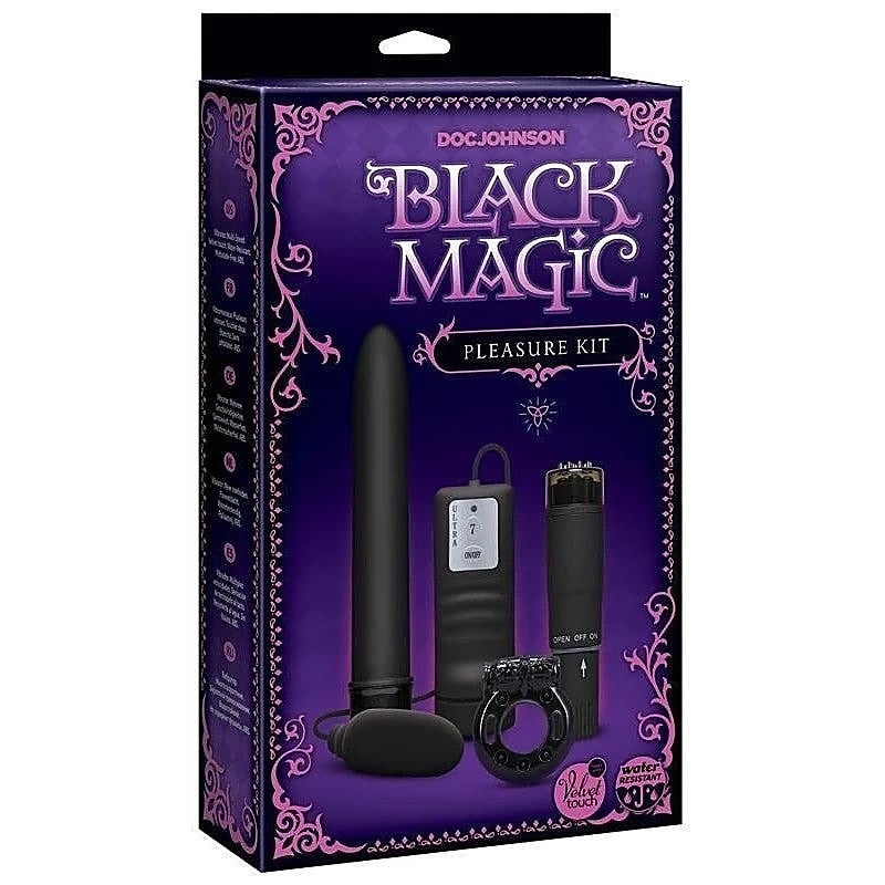 Black Magic Pleasure Endless Fun Vibrators Set - Sex Kits
