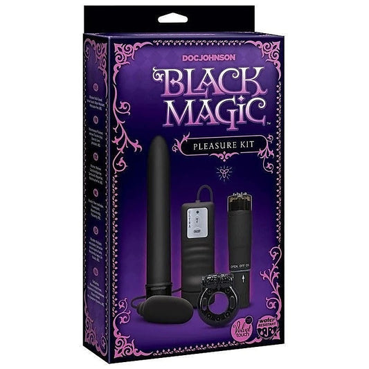 Black Magic Pleasure Endless Fun Vibrators Set - Sex Kits