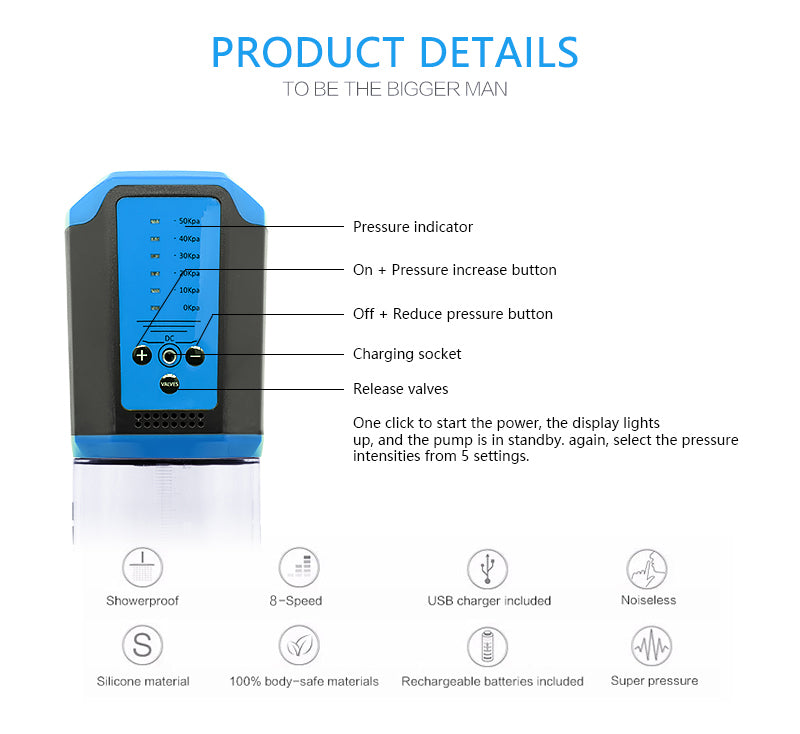 Shenzhen Canwin MEN Intelligent Automatic Penis Pump - Penis Pumps And Stretchers