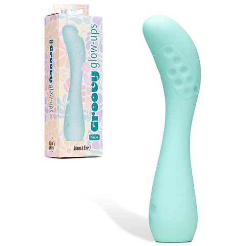 Adam & Eve GROOVY GLOW-UPS Flexie Rechargeable G-Spot Vibe