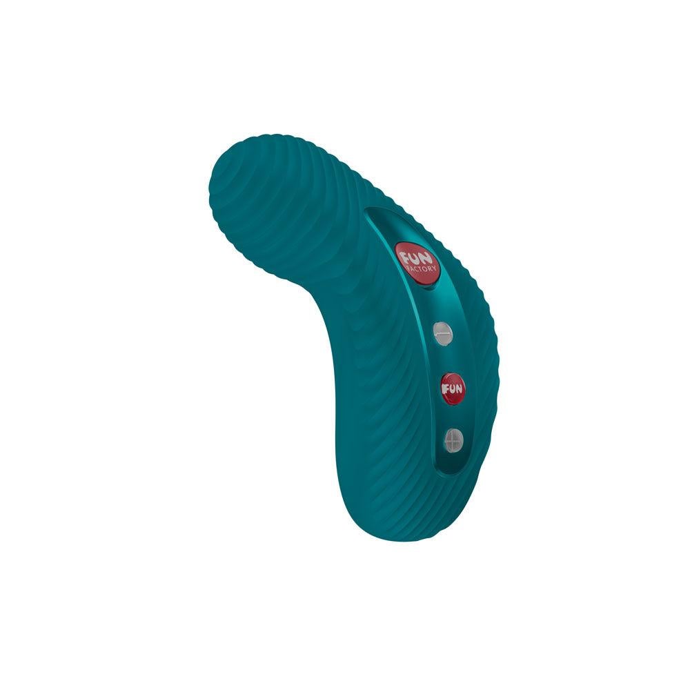 Fun Factory LAYA III Rechargeable Clitoral Stimulator - Green - Clit Ticklers and Pulsators