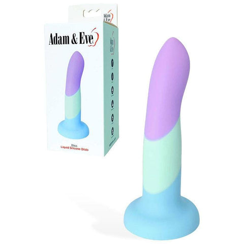 Adam & Eve BLISS Suction Cup Non Realistic Coloured Dildo