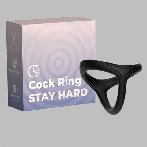 BDStyle 3 in 1 Ultra Soft Stretchy Penis Ring Triple Enhancement - Stretchy Cock Rings