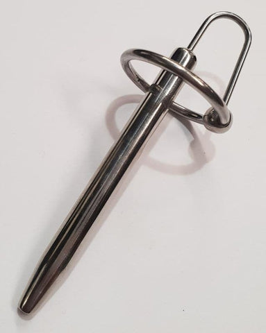 Hells Couture Albert Penis Plug Smooth Hollow Stainless Steel Design - Penis Plugs