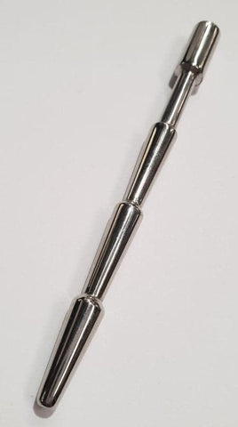 Hells Couture Ameblo Cock Plug Jewelled Four Stages Surgical Steel - Penis Plugs