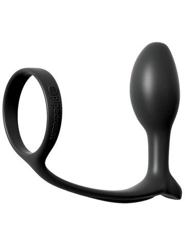 Anal Fantasy Ass Gasm Cock Ring With Advanced Butt Plug - Ball and Cock Toys
