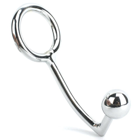 BDStyle Anal Intruder Cock Ring with Dual Stimulation Design - Butt Plugs