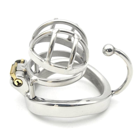 BDStyle Ball Hook Condemned Penetration Cage Metal Chastity Device - Male Chastity