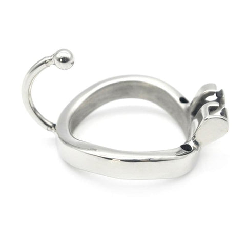 BDStyle Ball Hook Locking Chastity Cage with Secure Locking Mechanism - Male Chastity