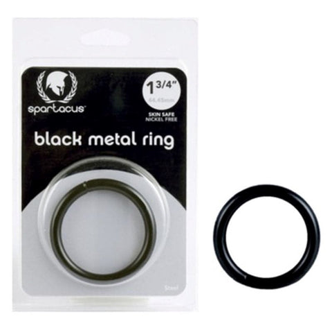 Spartacus Enterprises Black Steel C Ring Durable Steel Construction - Cock Rings
