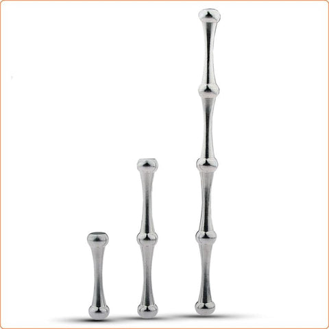BDStyle Bone Stainless Steel Penis Plug Textured Urethral Stimulation - Penis Plugs