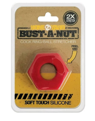 C1R Releasing Boneyard Bust A Nut Cock Ring Hexagonal Design - Cock Rings