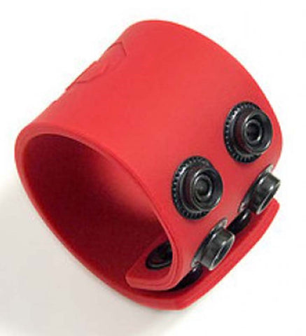 C1R Releasing Boneyard Silicone Ball Strap Black with Adjustable Settings - Stretchy Cock Rings