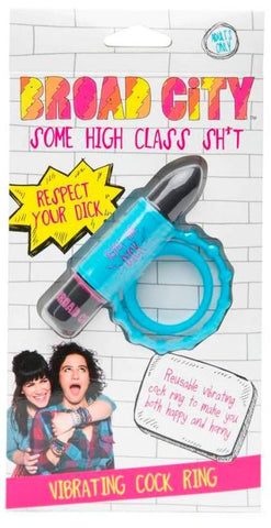 Broad City Respect Your Dick Vibrating Cock Ring - Cock Rings