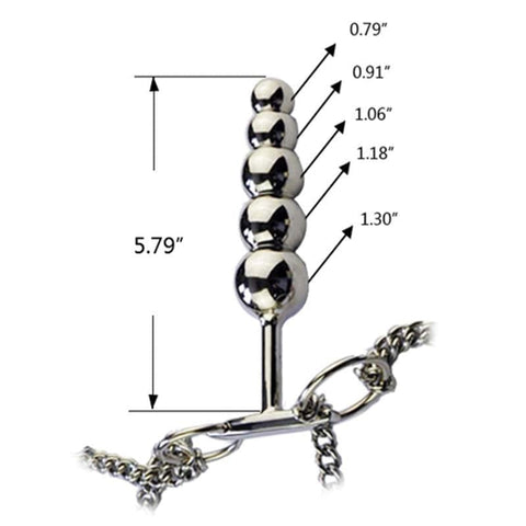 Chastity Belt & Bar With Plug - Male Chastity