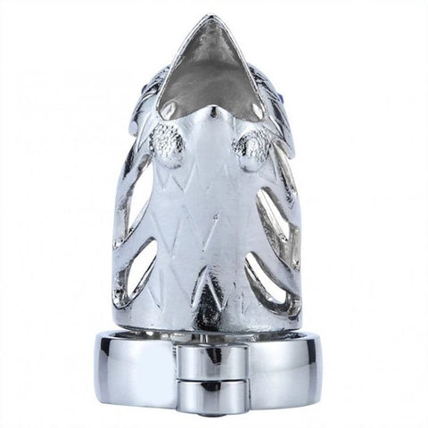 BDStyle Chinese Zodiac Cock Cage Rooster Stainless Steel Male Chastity - Male Chastity