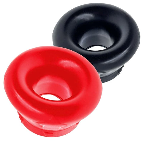 Clone 2-Pack Stacking-Stretch Ballstretchers Red/Black - Ball and Cock Toys