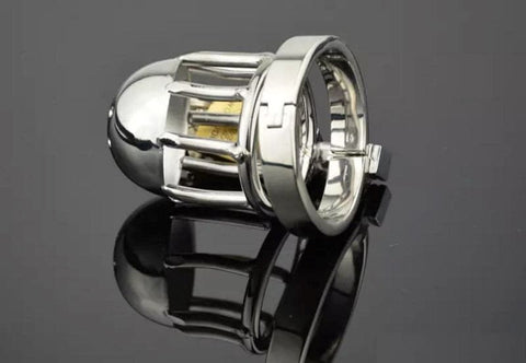 BDStyle Cock Prison Cage Pee Thru Stainless Steel Male Chastity Device - Male Chastity