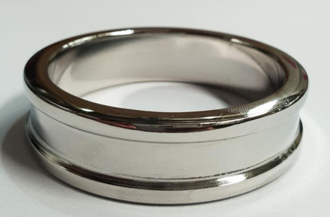 Hells Couture Deep Shallow Cock Ring Steel Construction Premium Quality - Cock Rings