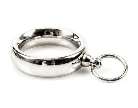 Hells Couture Donut Metal Cock Ring Premium Stainless Steel - Cock Rings