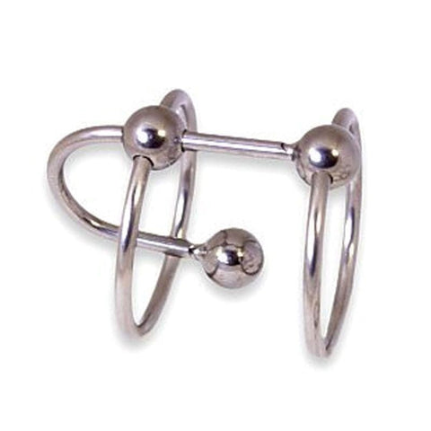 Double Ring Balled Penis Plug - Penis Plugs