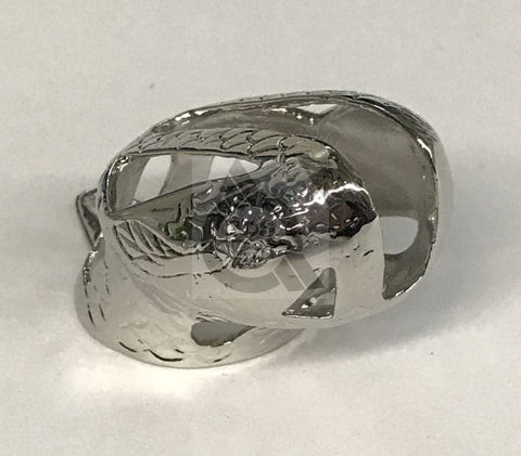 BDStyle Dragon Scale Pattern Cock Cage Stainless Steel Chastity Device - Male Chastity