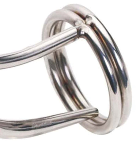 Dual Ringed Cock Trap Male Chastity - Penis Plugs