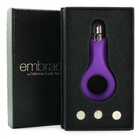 California Exotics Embrace Couples Ring with Removable Bullet Vibrator - Vibrating Cock Rings