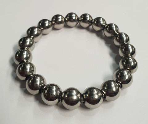 Hells Couture Essential Moving 10mm Balls Cock Ring Medical Steel - Cock Rings