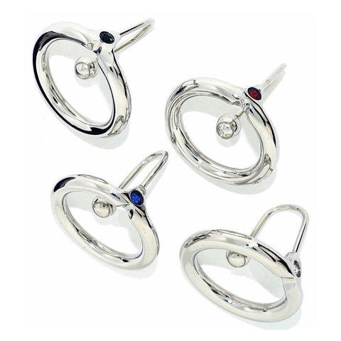 Hells Couture Fancy Sperm Stopper Diamond Crystal Cock Ring - Penis Plugs