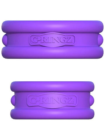 Fantasy C Ringz Max Width Silicone Rings for Enhanced Erection Strength - Cock Rings